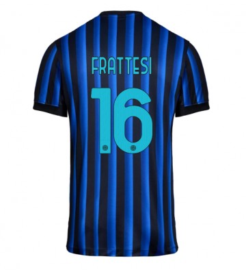 Inter Milan Davide Frattesi #16 Prima Maglia 2025-26 Manica Corta
